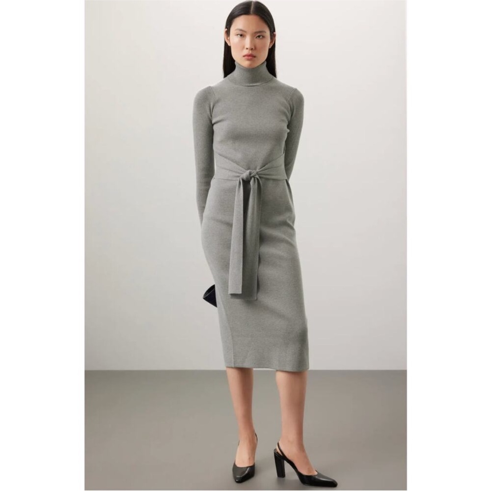 Toccin Knit Tie Front Dress, Size: M